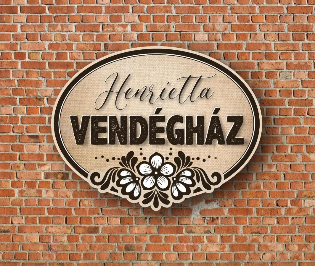 Henrietta Vendégház Domoszlo Exterior foto